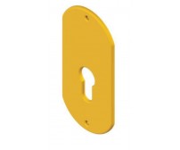 Disec A1472 Διακοσμητικό κλειδαριάς κυλίνδρου, βαρέως τύπου ορειχάλκινη με "εμφανείς" βίδες