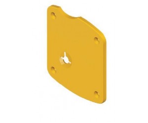 Disec A1934 Διακοσμητικό για κλειδαριά M-T-L Omega, τετράγωνη πλάκα για κλειδαριές Atra, με "εμφανείς" βίδες
