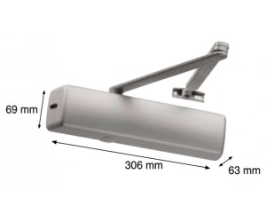 Abloy DC240 EN-2-6, Standard Μπράτσο