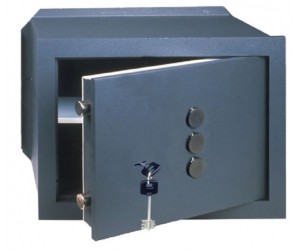 CISA 82210 Εντοιχιζόμενο Χρηματοκιβώτιο με κλειδί και μηχανικό κωδικό