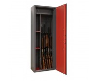 ARREGUI Pointer Οπλοβαστός - Χρηματοκιβώτιο για 6 όπλα με κλειδί, εσωτερικό ντουλάπι και θήκες